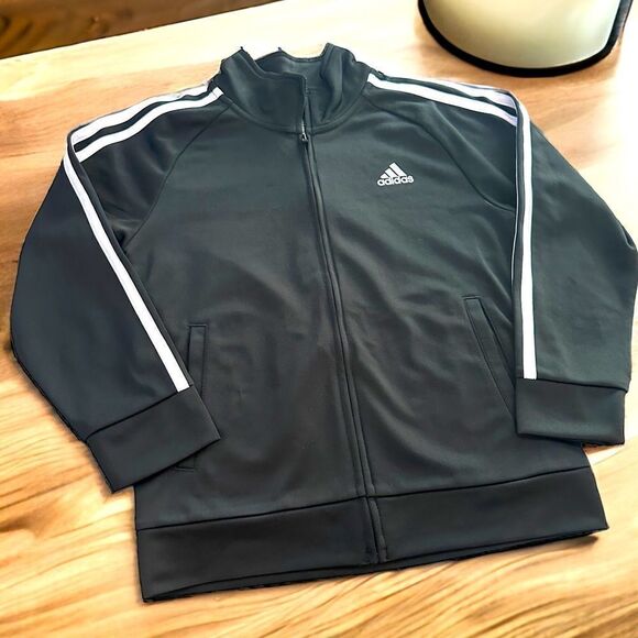 NWT Adidas Zipper Jacket Boy’s Size 6 - Picture 1 of 3